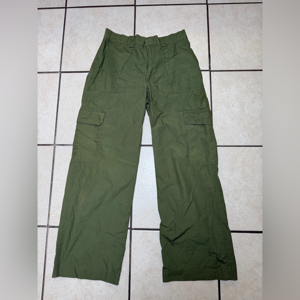 Cotton On Olive Green Straight Leg Cargo Pants